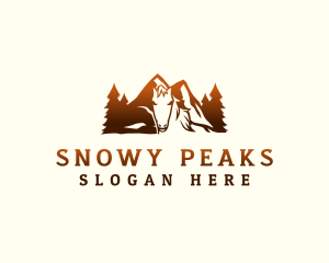 Colt Mountain Peak logo design