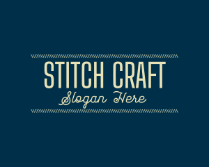 Tailor Stitch Fashion logo design