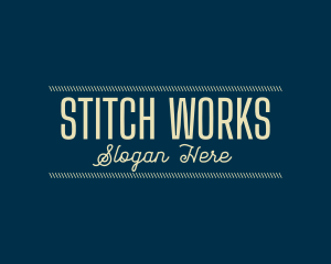 Tailor Stitch Fashion logo design