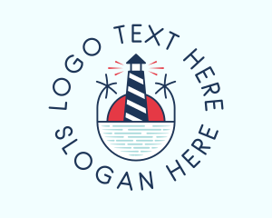Nautical Marine Lighthouse  logo