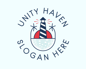 Nautical Marine Lighthouse  logo