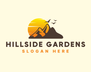 Outdoor Sunset Mountain logo