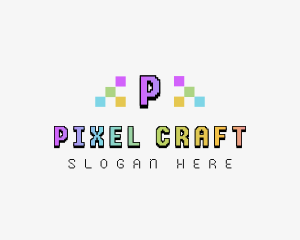 Pixel Game Technology logo design