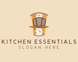 Cheese Food Stand  logo design