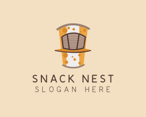 Cheese Food Stand  logo design