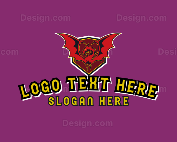 Dragon Serpent Creature Logo