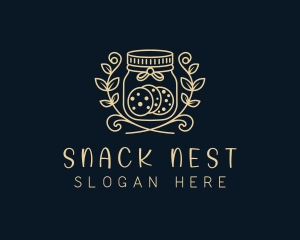 Cookie Jar Snack logo design