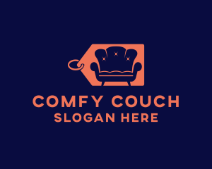 Sale Couch Furniture logo design