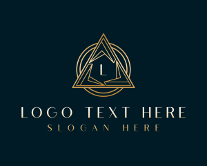 Luxury Pyramid Triangle logo