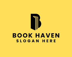 Book Publishing Library logo design