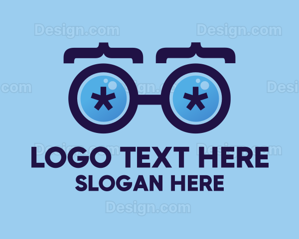 Eyeglasses Coding Developer Logo