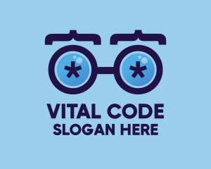 Eyeglasses Coding Developer logo design