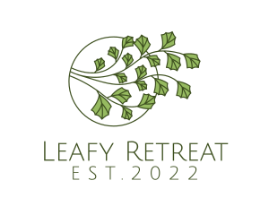 Leaf Gardening Plant  logo design