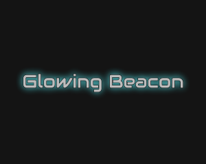 Futuristic Glowing Tech logo design