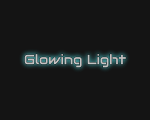 Futuristic Glowing Tech logo design