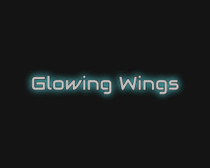 Futuristic Glowing Tech logo design