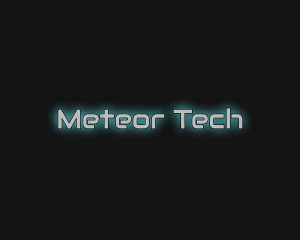 Futuristic Glowing Tech logo design