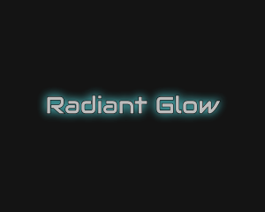 Futuristic Glowing Tech logo