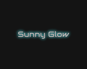 Futuristic Glowing Tech logo design