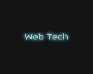 Futuristic Glowing Tech logo design