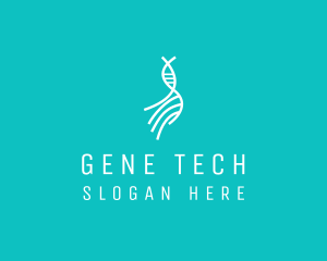 Science DNA String  logo design