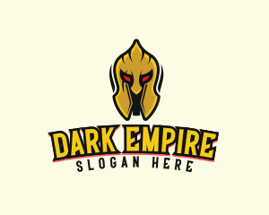 Spartan Gladiator Helmet logo design