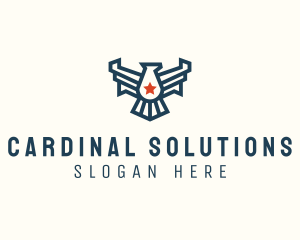 Patriotic Eagle Bird logo