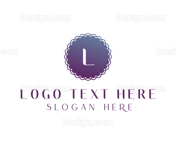 Gradient Purple Circle Logo