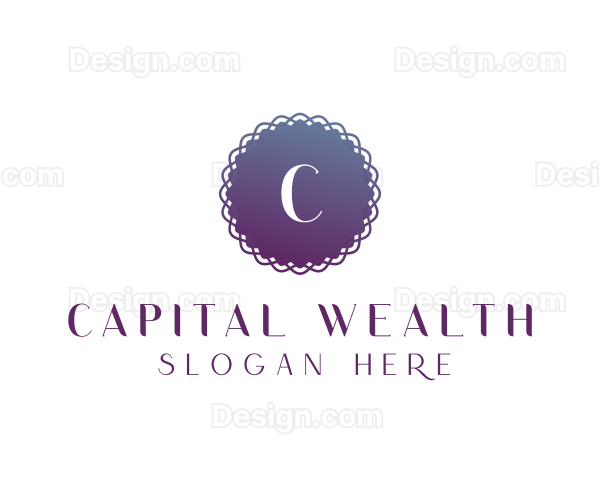 Gradient Purple Circle Logo