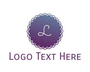 Circle - Gradient Purple Circle logo design