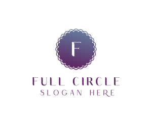 Gradient Purple Circle logo design