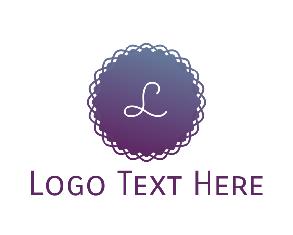 Purple Circle logo example 1