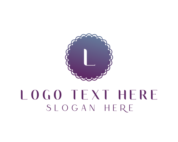 Purple Circle logo example 1