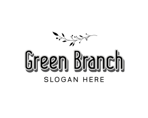 Florist Flower Branch logo design