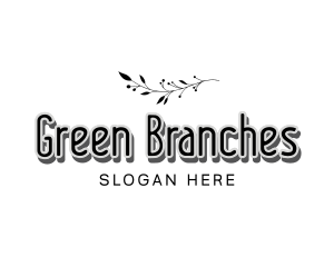 Florist Flower Branch logo design