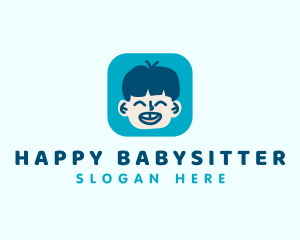 Happy Kid Boy logo design