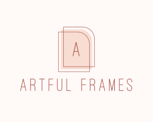 Nude Fashion Feminine Frame  logo design