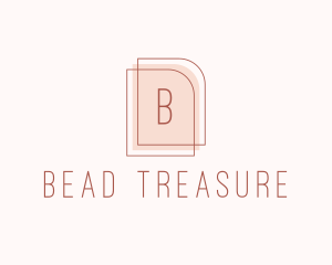 Nude Fashion Feminine Frame  logo design