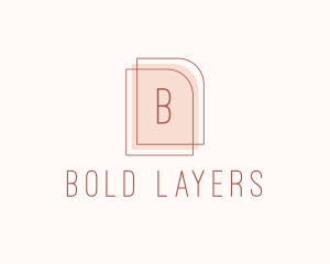 Nude Fashion Feminine Frame  logo design