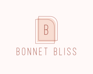 Nude Fashion Feminine Frame  logo design