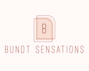 Nude Fashion Feminine Frame  logo design