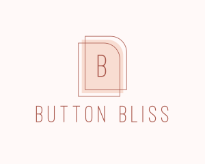 Nude Fashion Feminine Frame  logo design