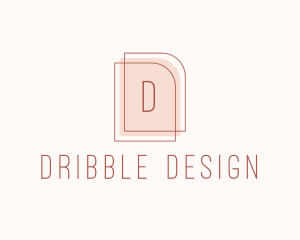 Nude Fashion Feminine Frame  logo design