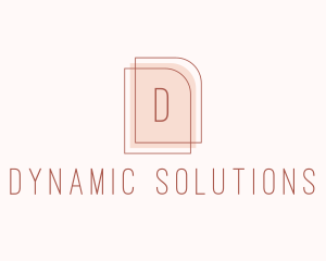 Nude Fashion Feminine Frame  logo design