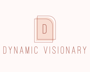 Nude Fashion Feminine Frame  logo design