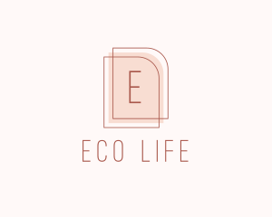 Nude Fashion Feminine Frame  logo design