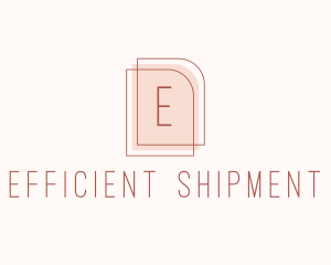 Nude Fashion Feminine Frame  logo design