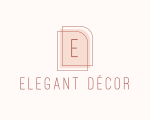 Nude Fashion Feminine Frame  logo design