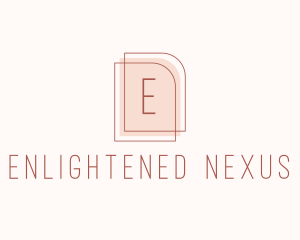 Nude Fashion Feminine Frame  logo design