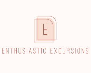 Nude Fashion Feminine Frame  logo design